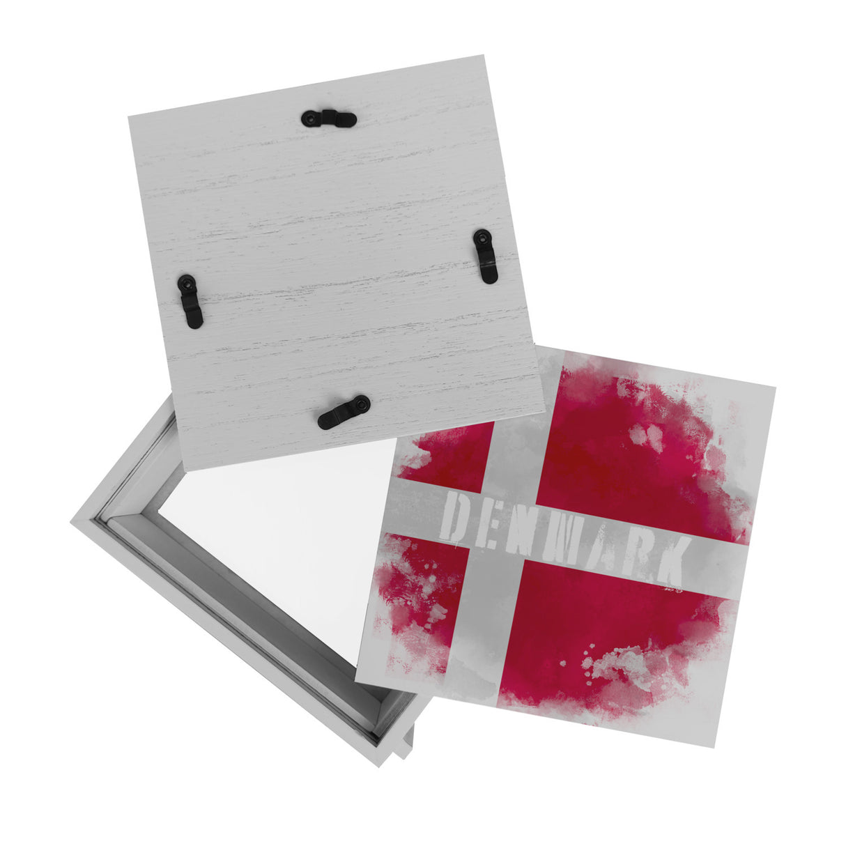 Spardose mit Dänemark-Flagge im Used Look - Sparschwein für Urlauber