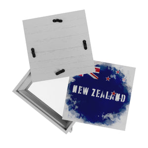 Spardose mit Neuseeland-Flagge im Used Look - Sparschwein für Urlauber