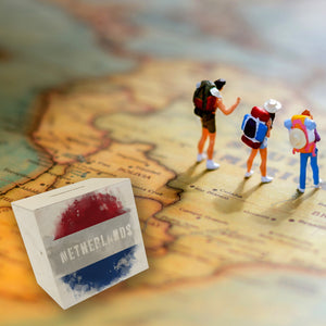 Spardose mit Niederlande-Flagge im Used Look - Sparschwein für Urlauber