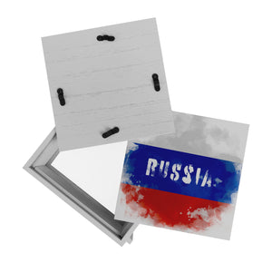 Spardose mit Russland-Flagge im Used Look - Sparschwein für Urlauber