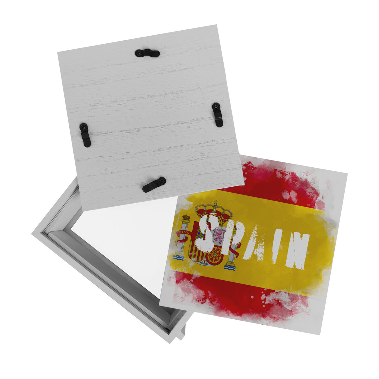Spardose mit Spanien-Flagge im Used Look - Sparschwein für Urlauber