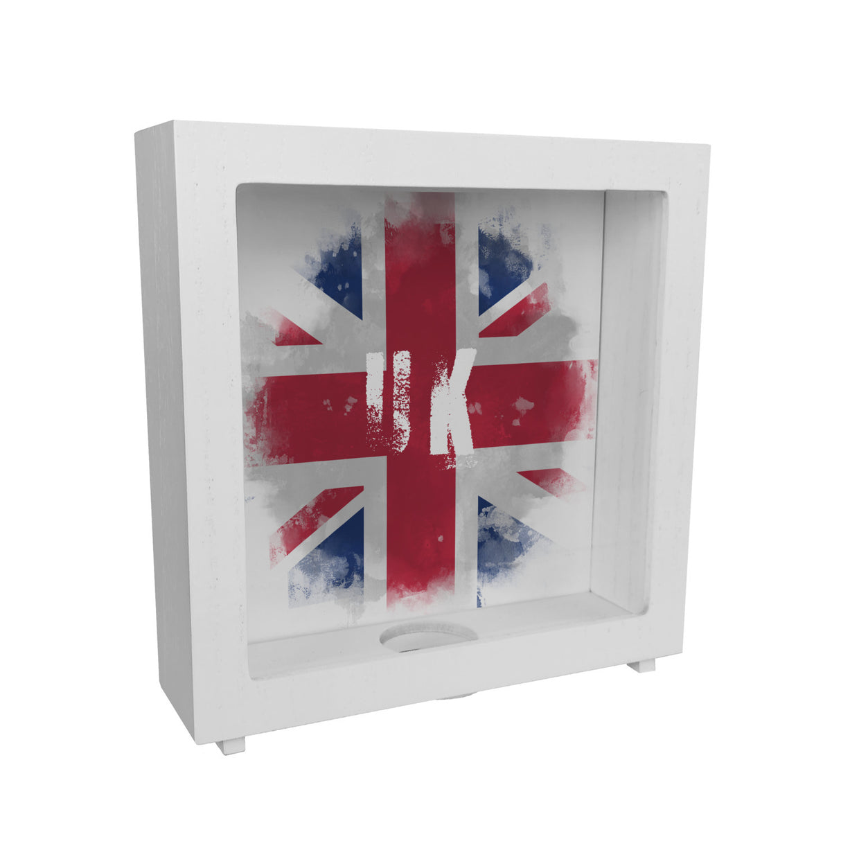Spardose Vereinigtes Königreich-Flagge im Used Look - Sparschwein für Urlauber