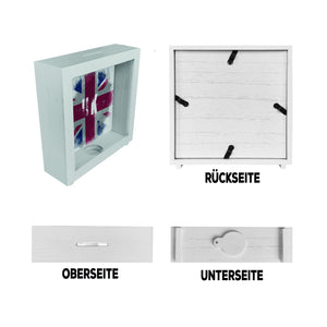 Spardose Vereinigtes Königreich-Flagge im Used Look - Sparschwein für Urlauber