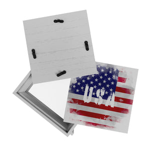 Spardose USA-Flagge im Used Look - Sparschwein für Urlauber