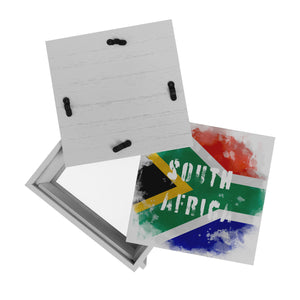 Spardose Südafrika-Flagge im Used Look - Sparschwein für Urlauber