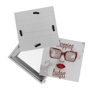 Spardose aus Keramik mit coolem Sonnenbrillenmotiv und Spruch - Shopping Budget