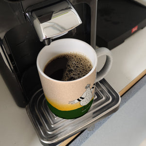 Motivation Kaffeebecher mit lustigen Tauben und Spruch Fuck Monday Hello Friday