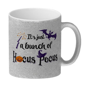 Kaffeebecher mit Halloween Motiv und Spruch - It's just a bunch of Hocus Pocus -