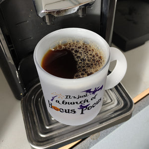 Kaffeebecher mit Halloween Motiv und Spruch - It's just a bunch of Hocus Pocus -