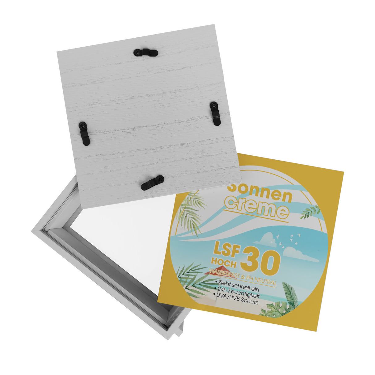 Spardose mit Sonnencreme Motiv - Für Urlauber die auf den Sommerurlaub sparen