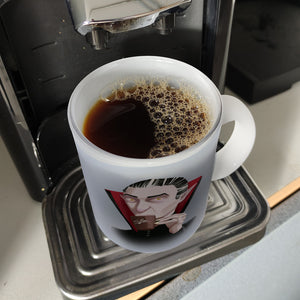 Kaffeebecher mit lustigem Motiv und Spruch - Auch Vampire brauchen Kaffee -