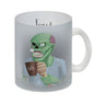 Kaffeebecher mit lustigem Motiv und Spruch - Auch Zombies brauchen Kaffee -