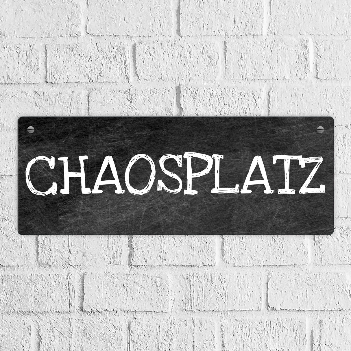 Klapsmühle Metallschild das perfekte Türschild für die Wohnungstüre