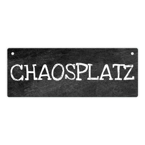 Klapsmühle Metallschild das perfekte Türschild für die Wohnungstüre