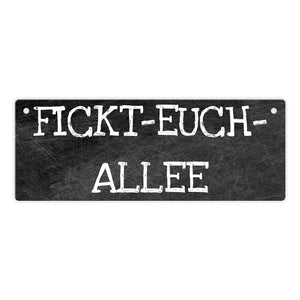 Klapsmühle Metallschild das perfekte Türschild für die Wohnungstüre
