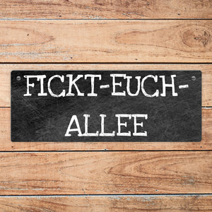 Klapsmühle Metallschild das perfekte Türschild für die Wohnungstüre