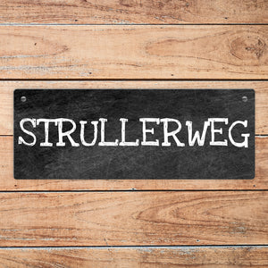 Klapsmühle Metallschild das perfekte Türschild für die Wohnungstüre