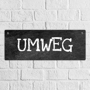 Klapsmühle Metallschild das perfekte Türschild für die Wohnungstüre