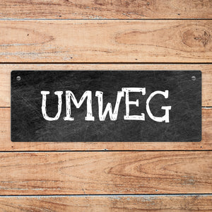 Klapsmühle Metallschild das perfekte Türschild für die Wohnungstüre