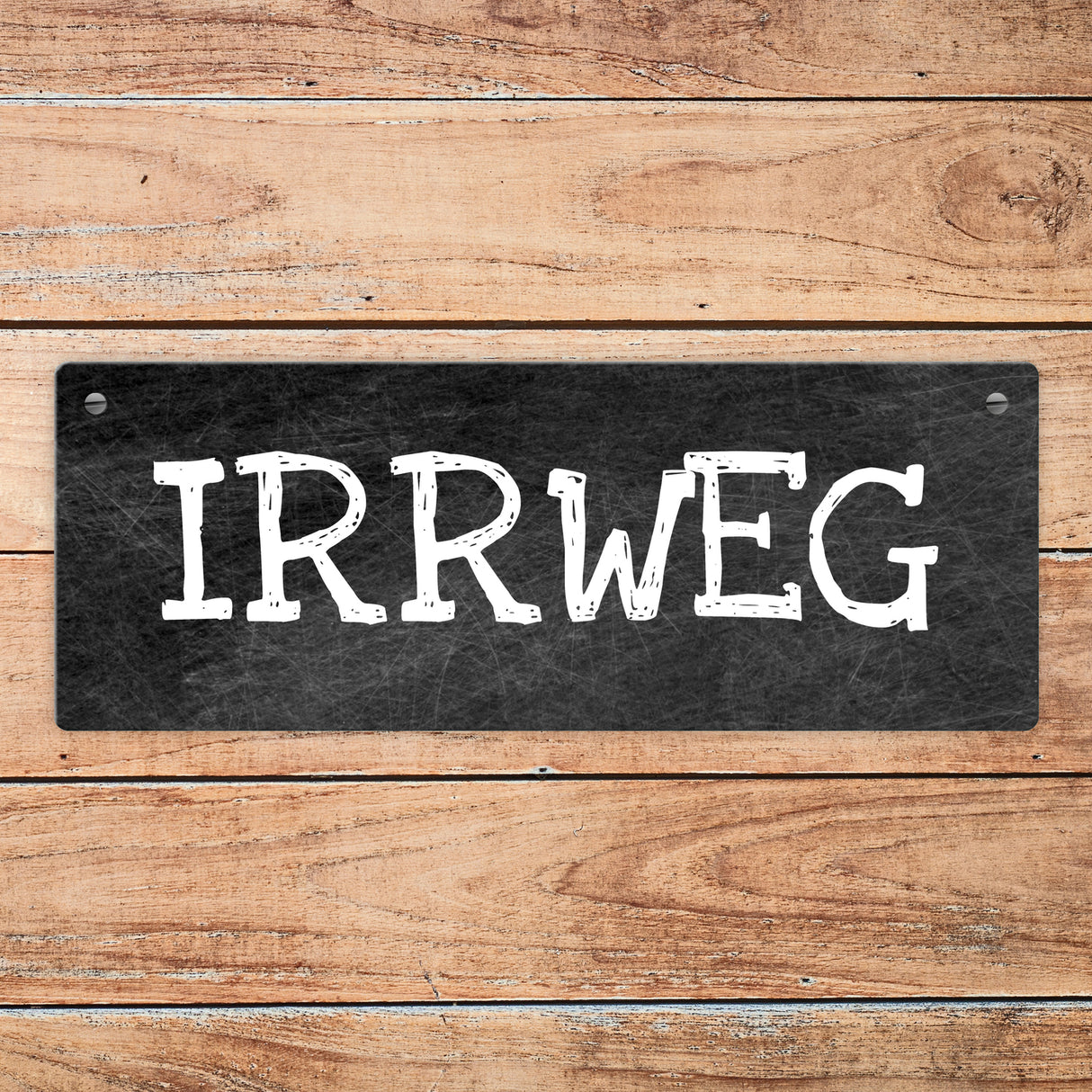 Klapsmühle Metallschild das perfekte Türschild für die Wohnungstüre