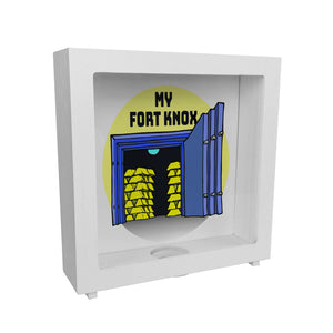My Fort Knox Spardose mit Tresor und Goldbarren Motiv