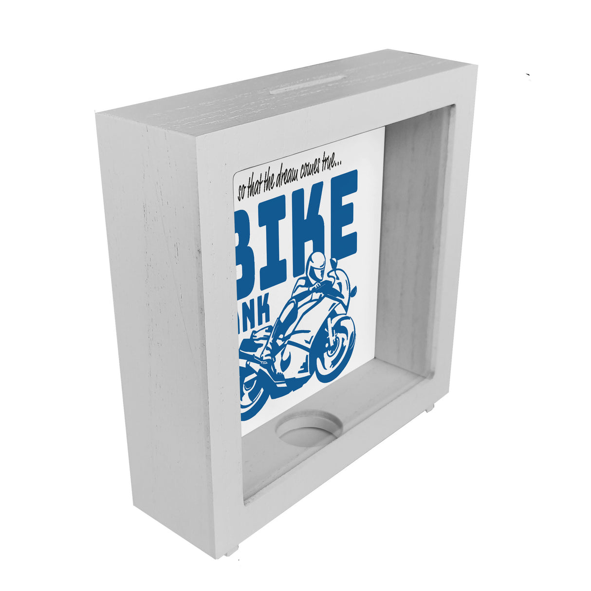 Bike Bank Spardose zum Thema Motorradkauf und Motorrad fahren