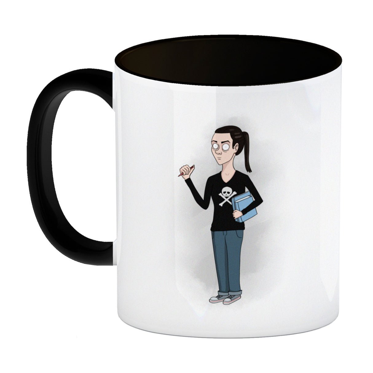 Kaffeetasse mit lustigem Motiv und Spruch - I don't need Halloween to be scary