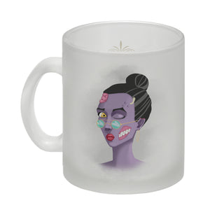 Kaffeetasse mit sexy Zombie und Spruch - I'm a sexy ghoul and I know it