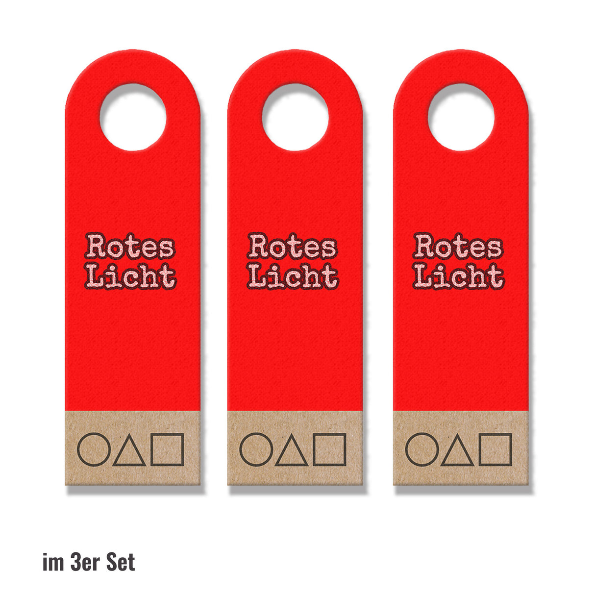 Türhänger mit Serienmotiv Rotes Licht - Grünes Licht Spiel Variante 1