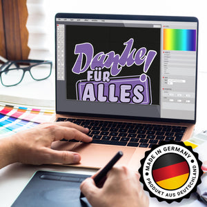 Spardose zum Thema Dankbarkeit - Danke für Alles!