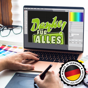 Spardose zum Thema Dankbarkeit - Danke für Alles!