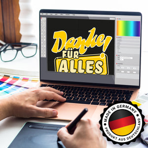 Spardose zum Thema Dankbarkeit - Danke für Alles!