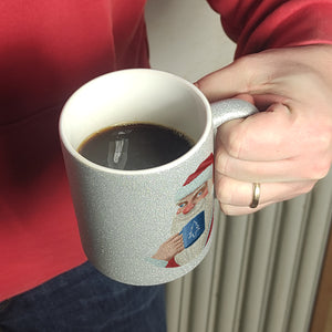 Ein Glühwein am Morgen vertreibt Kummer und Sorgen lustige Glühweintasse