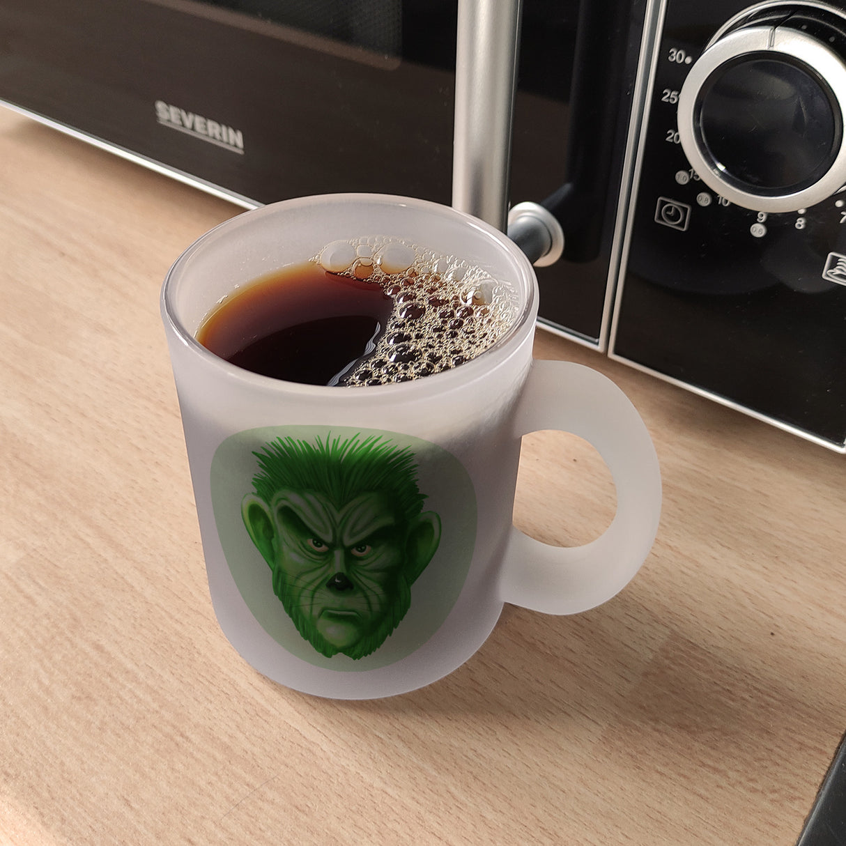 Kein Kaffee = Kein Weihnachten Kaffeetasse mit lustigem Miesepeter Motiv