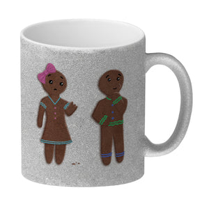Ich hab dich zum Fressen gern Kaffeetasse mit lustigen Lebkuchen und Spruch