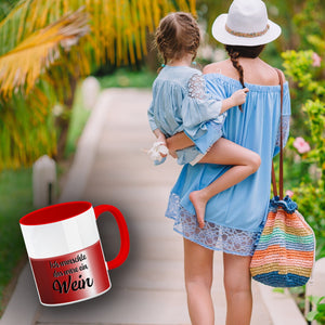 Ich wünschte das wäre ein Wein Kaffeebecher