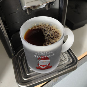 Netter Wichtel böser Wichtel Kaffeetasse für Weihnachten mit witzigen Wichteln