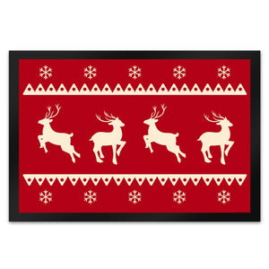 Rentier Weihnachten Fußmatte