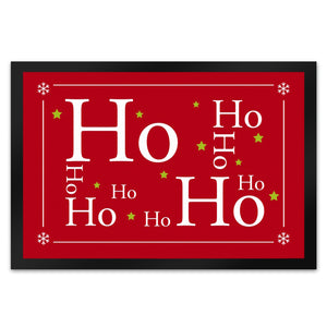 Ho Ho Ho Weihnachten Fußmatte