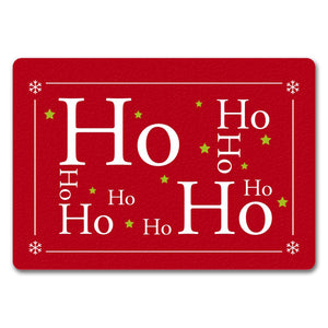Ho Ho Ho Weihnachten Fußmatte