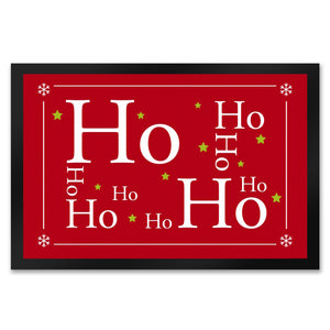 Ho Ho Ho Weihnachten Fußmatte