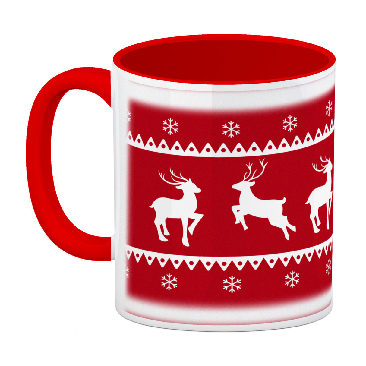 Weihnachten Kaffeebecher mit Rentieren