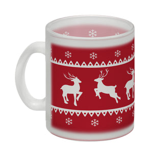 Weihnachten Kaffeebecher mit Rentieren