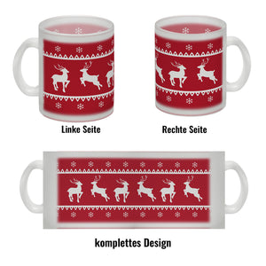 Weihnachten Kaffeebecher mit Rentieren