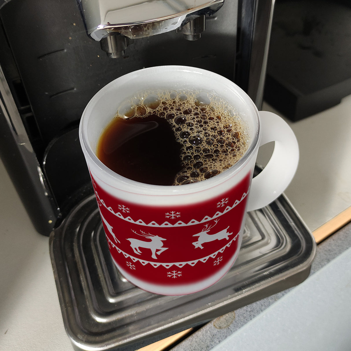 Weihnachten Kaffeebecher mit Rentieren