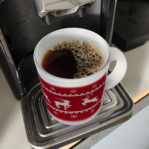 Weihnachten Kaffeebecher mit Rentieren