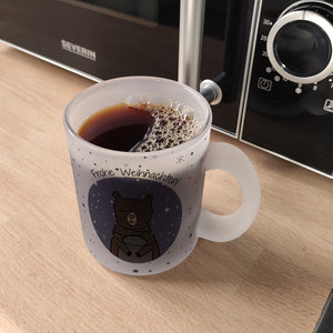Frohe Weihnachten Kaffeebecher mit süßem Bären