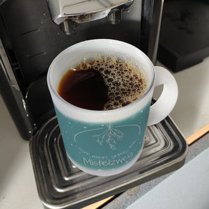 Triff mich unter dem Mistelzweig Weihnachten Kaffeebecher