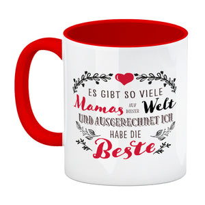 Beste Mama der Welt Kaffeebecher mit Füchsen