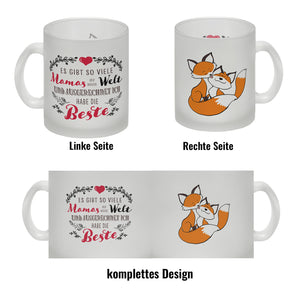 Beste Mama der Welt Kaffeebecher mit Füchsen